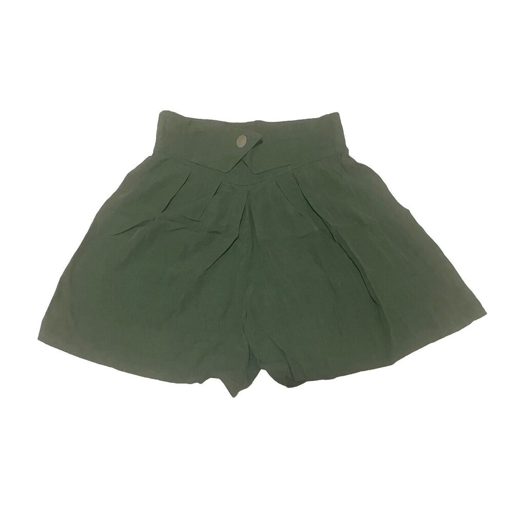 BY CHOICE CALIFORNIA VINTAGE Shorts Rayon Size MEDIUM Color Green